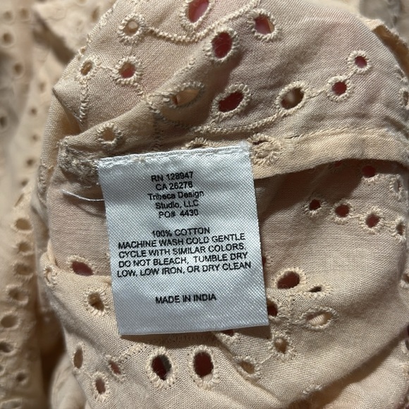 NILI LOTAN Andree eyelet button down blouse - Picture 3 of 5